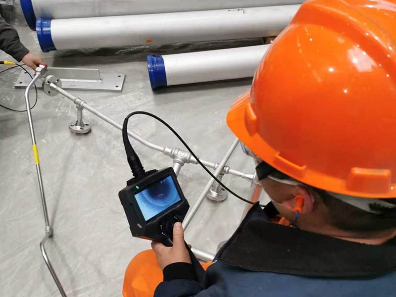 Process & Team for telescopic pole inspection camera factory